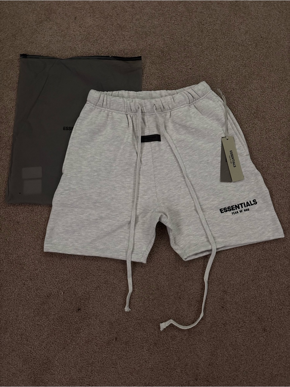 Light Oatmeal Essential Shorts Size S